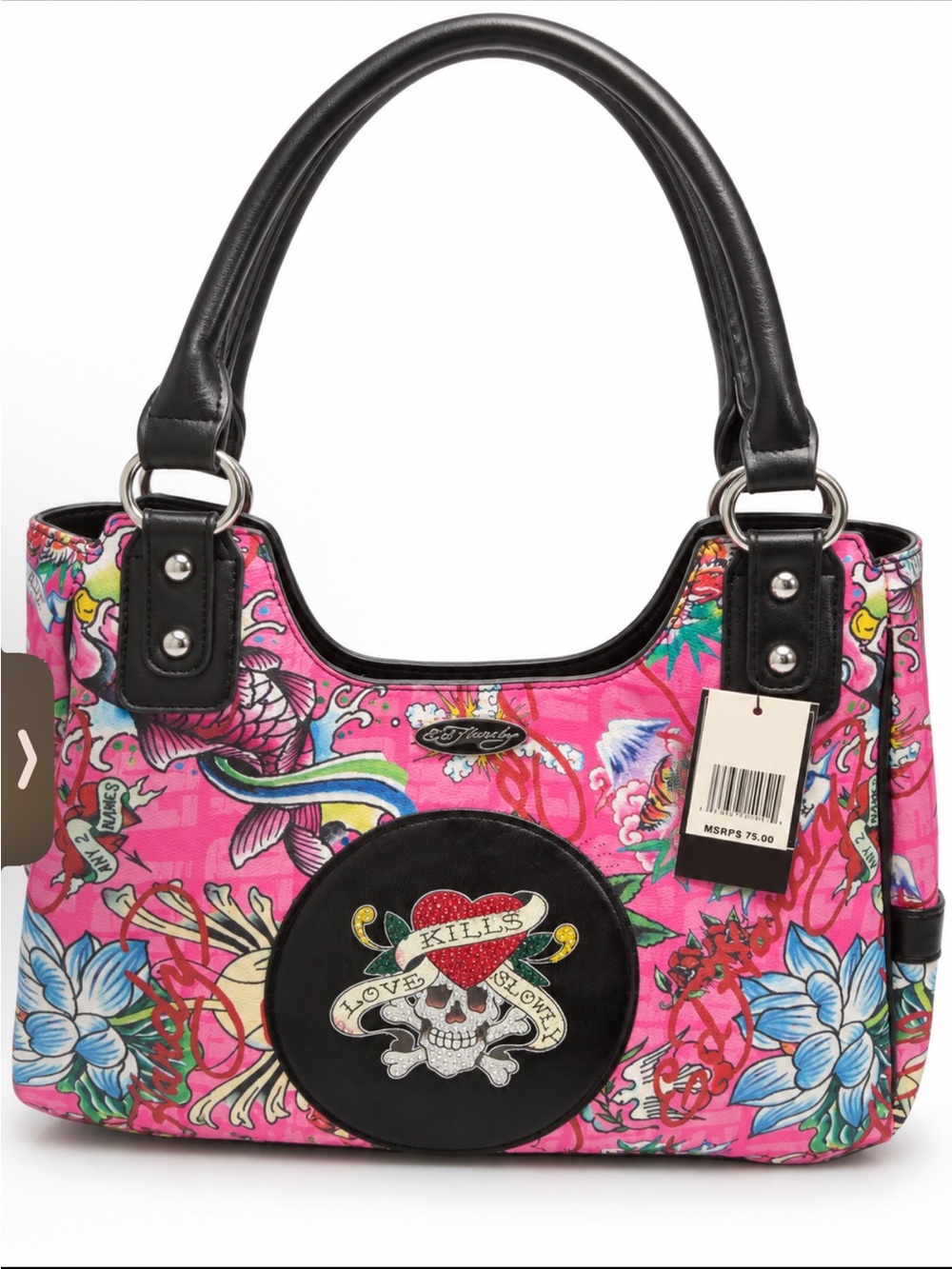 Ed Hardy Large Shoulder Bag NWT MSRP- $75.00